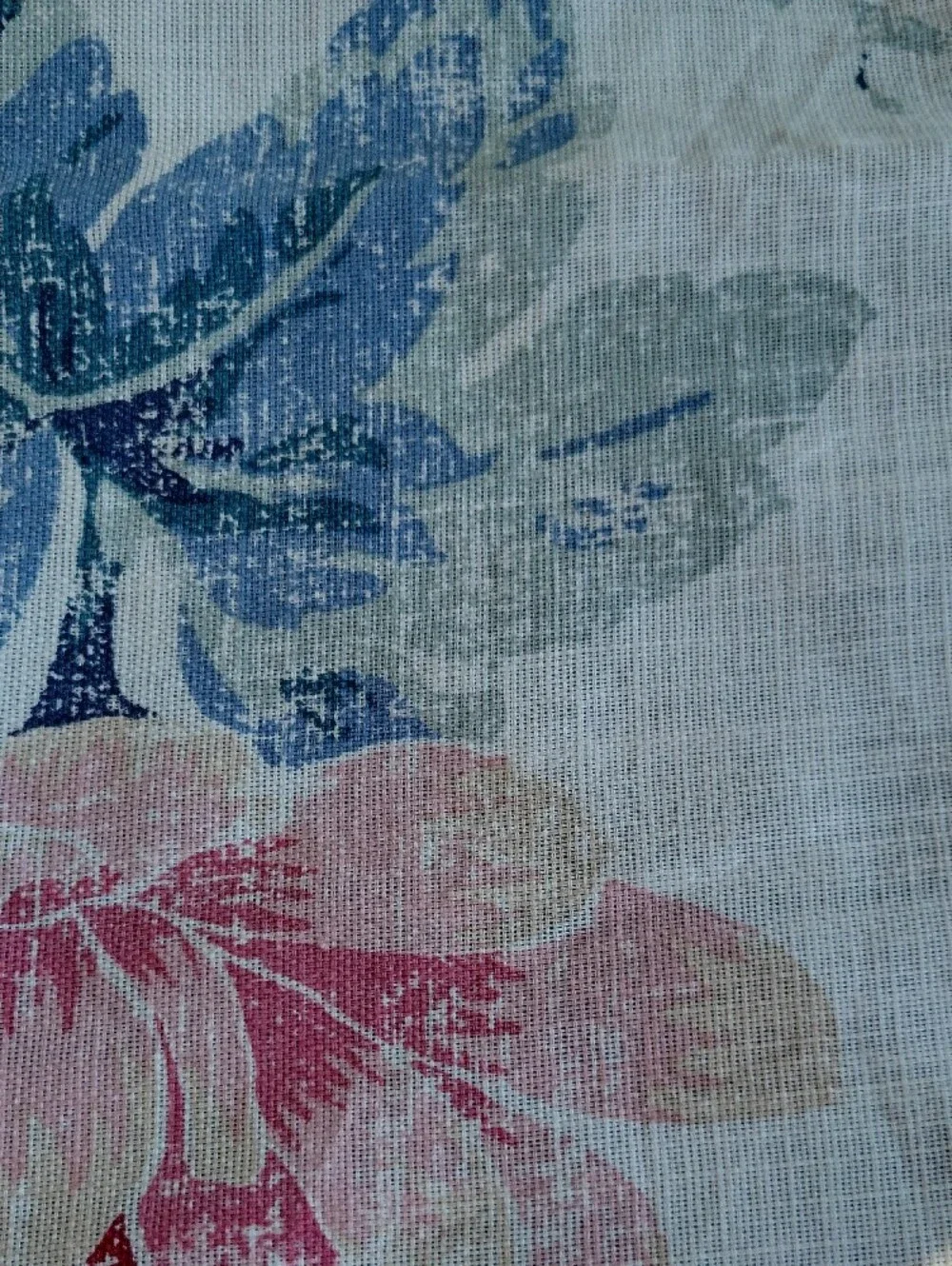 Floral Blue & Pink Biltmore Pillow Shams